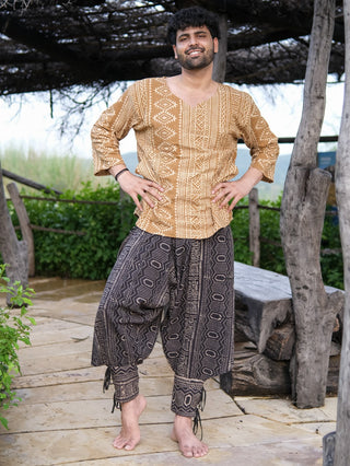 Tribal Block Print Cotton Kurta