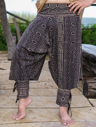 Tribal Print Cotton Harem  Pants