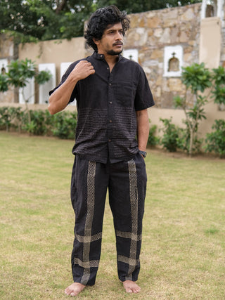 dherya Pants with Tribal  Block Print