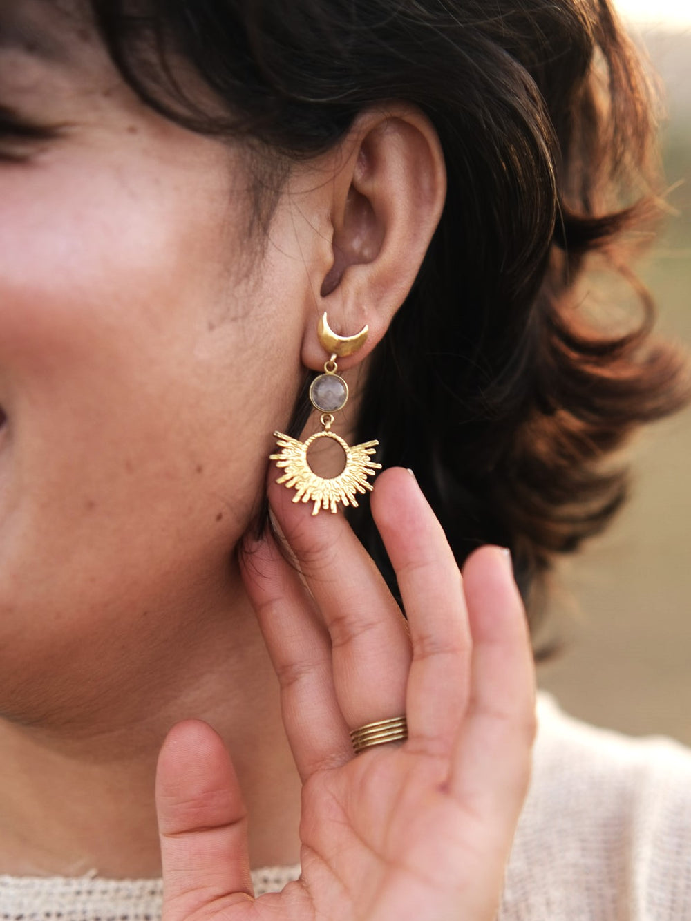 Sunburst Earrings