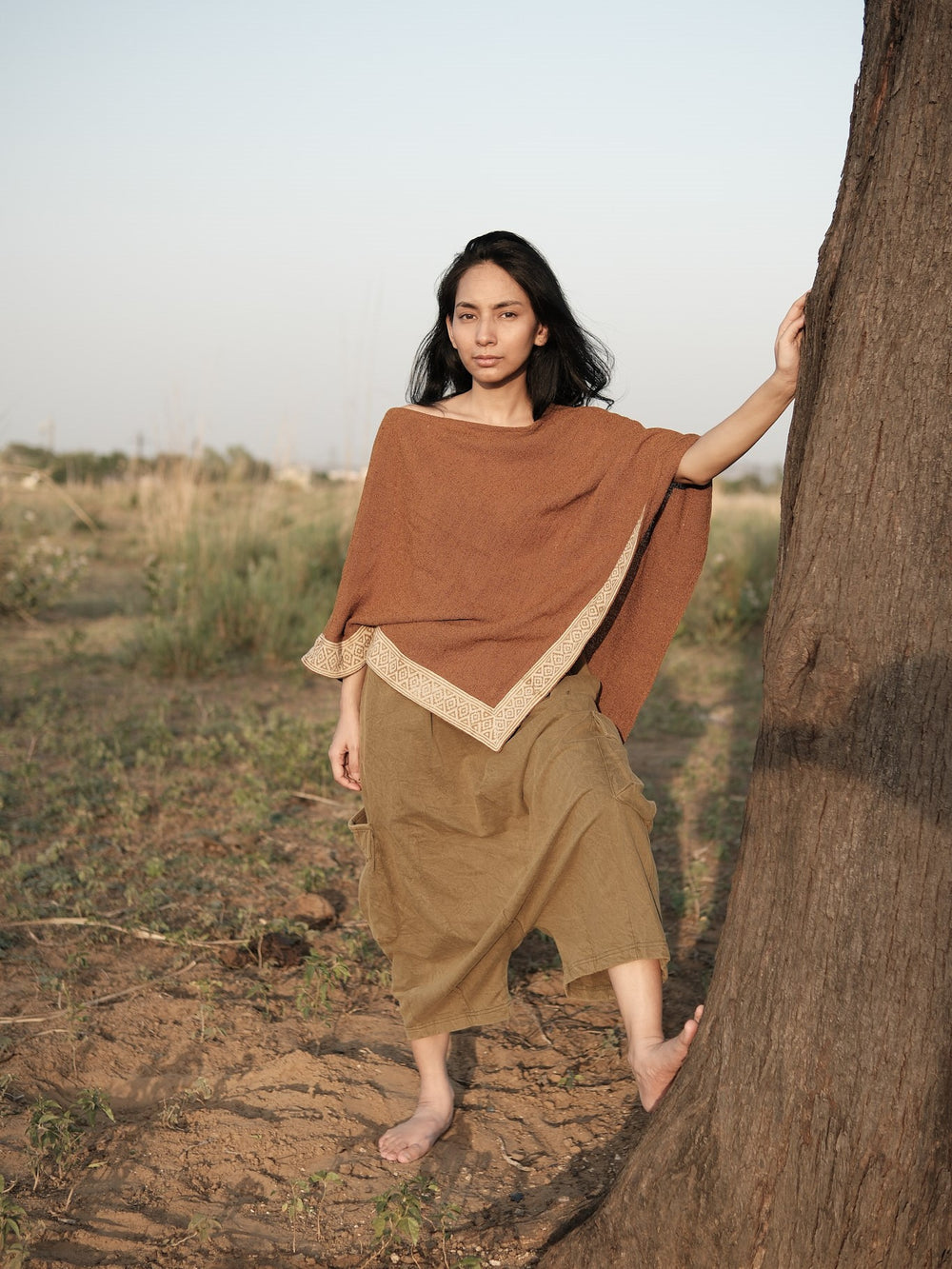 Earthbound Poncho Top