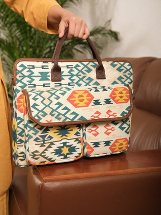 Geo Tribal Laptop Bag