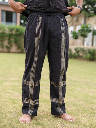dherya Pants with Tribal  Block Print
