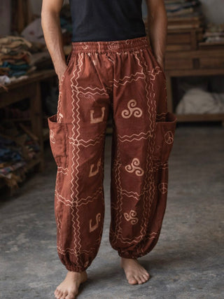 Spiral Harem Pants
