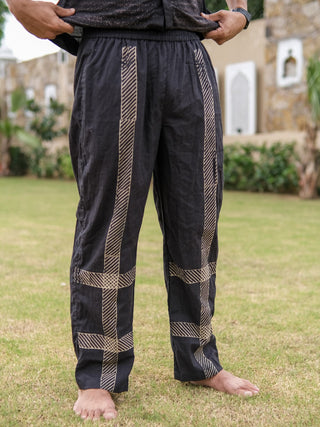 dherya Pants with Tribal  Block Print