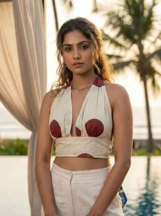 Jigyasa Halter Crop Top