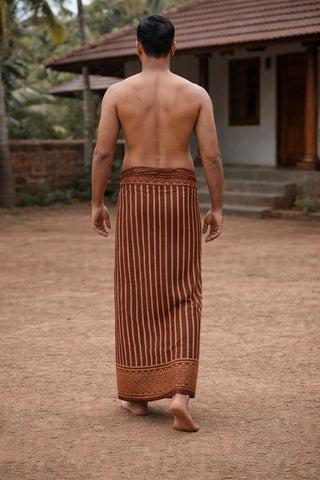 Dhara Stripe Dhoti