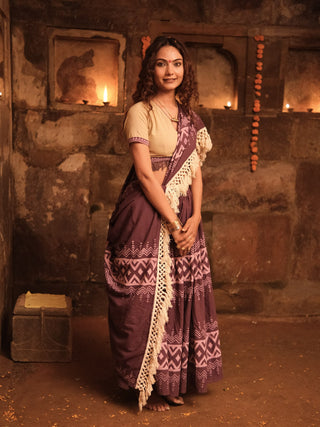 kanyaka  Cotton Lehenga Set