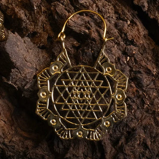 Sri Yantra Earrings