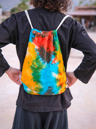 Tie-dye Drawstring Bag