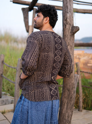 Tribal Block Print Cotton Kurta