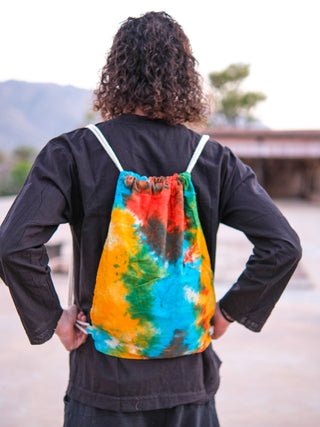 Tie-dye Drawstring Bag