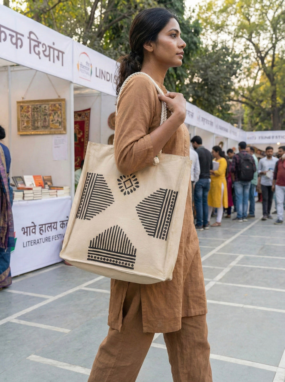 Tribal Canvas Tote