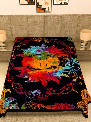 Sun & moon Bed sheet