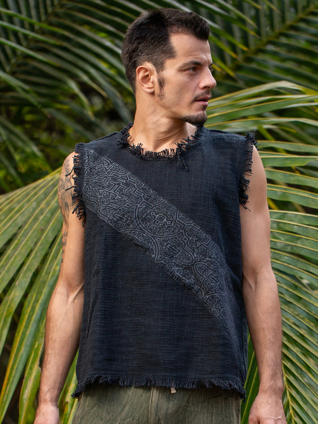 Samoan Vest | Lightweight Cotton Vest | Men's Wear Dresses – Crystal Heal