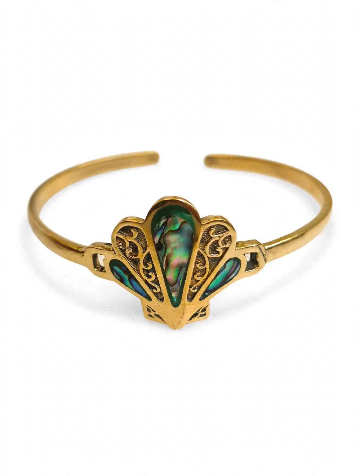 Aabha – Abalone Shell Cuff Bracelet