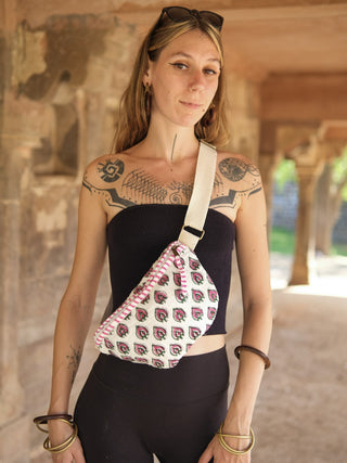 Orion  Bloom Quilted Cotton Sling Bag