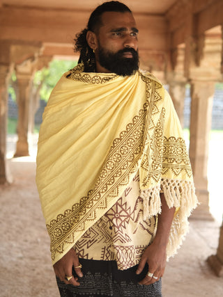 Suryan Tribal Handloom Cotton Shawl