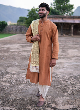 Rust Aura Kurta