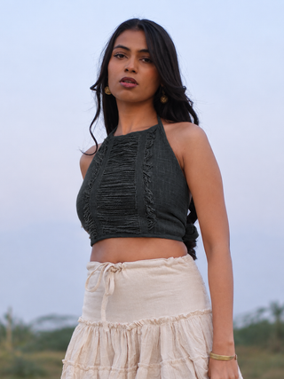 Elowen Halter Crop Top