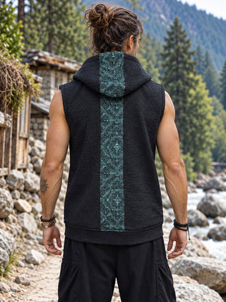 Atharva Sleeveless Hoodie