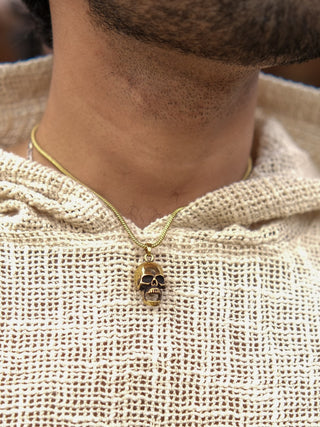 Ravana Skull Boho Brass  Necklace