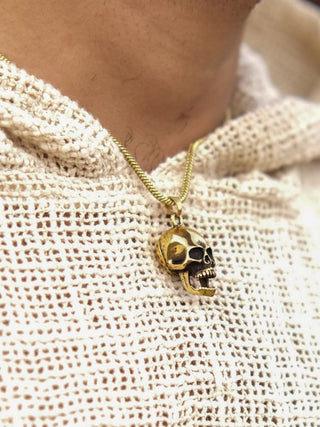 Ravana Skull Boho Brass  Necklace