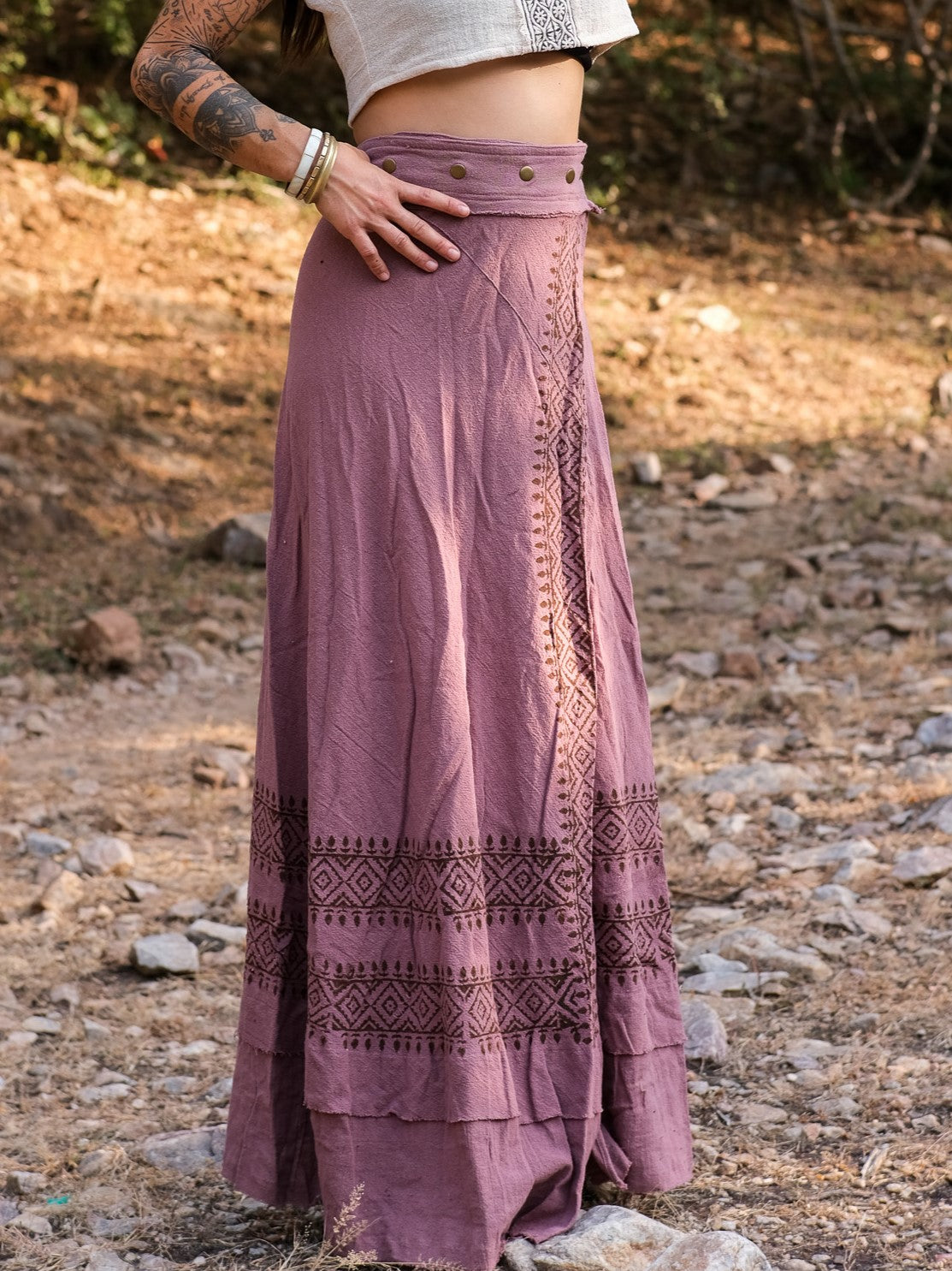 Althea Wrap Skirt - Crystal Heal