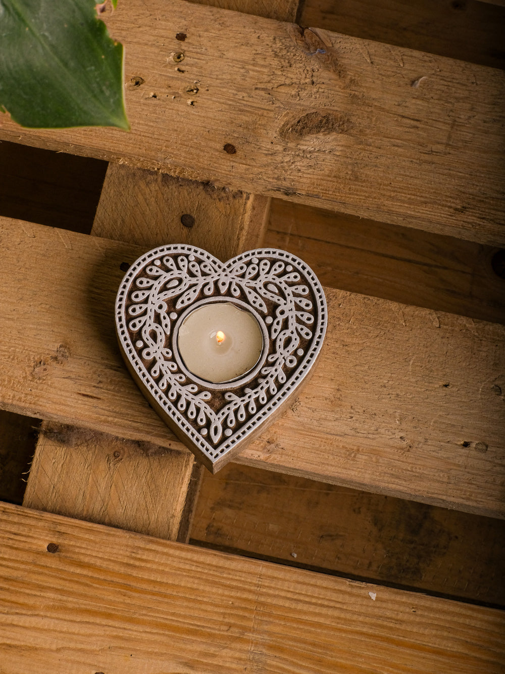 Wooden Candle Holder