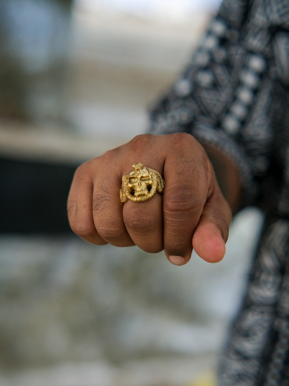 Crowned Skull Ring