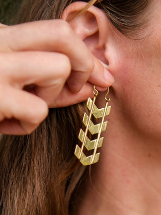 Chevron Arrow Earring