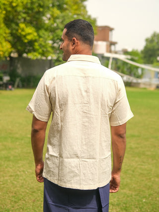 Aahan Shirt Handblock Cotton Shirt – Boho Menswear