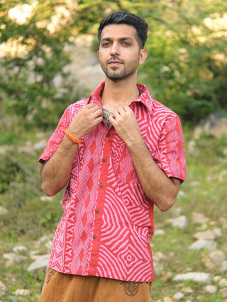 Agasti Shirt- Tribal Block Printed Boho Shirt