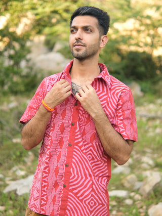 Agasti Shirt- Tribal Block Printed Boho Shirt