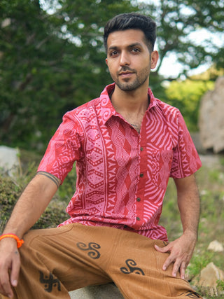 Agasti Shirt- Tribal Block Printed Boho Shirt