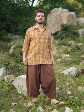 Aarav Shirt – Handblock Boho Classic Tribal Shirt