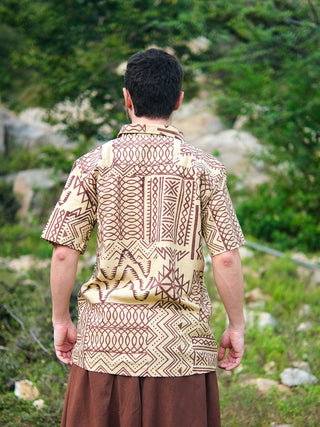 Bhargava Shirt Tribal Handblock Printed Cotton Shirt – Boho Ethnic Style