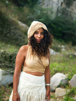 Daisy Hoodie Shawl