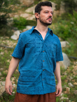 Praketa Shirt Handblock Printed - Boho Shirt