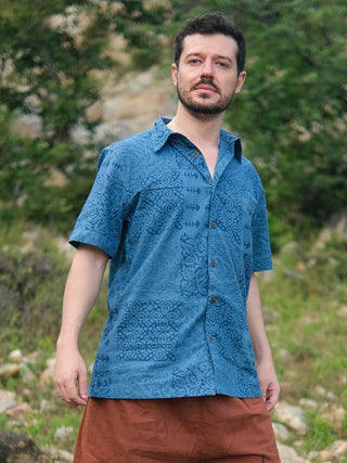 Praketa Shirt Handblock Printed - Boho Shirt
