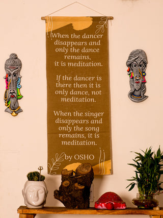 Osho Meditation Wall Hanging