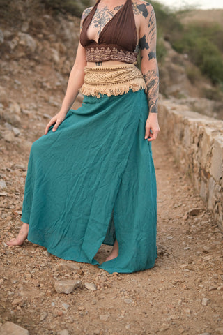 Tribal Flame Wrap Skirt