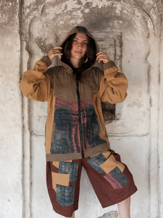 Achada Patchwork Utility Jacket