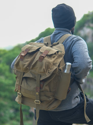 Retro Travel Backpack