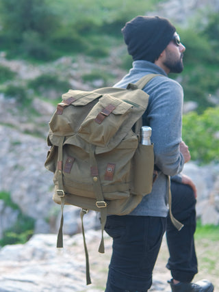 Retro Travel Backpack