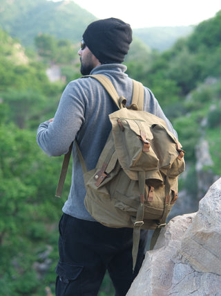 Retro Travel Backpack