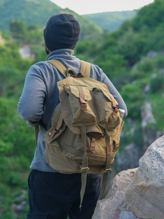 Retro Travel Backpack