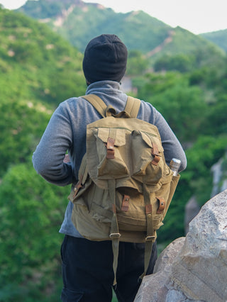 Retro Travel Backpack