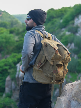 Retro Travel Backpack