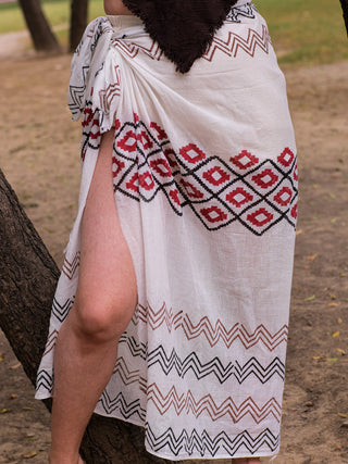 Tribal sarong wrap